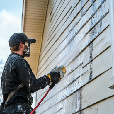 Solar panel cleaning, Exterior cleaning
